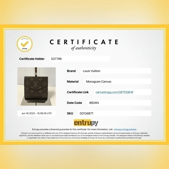 Authentic Louis Vuitton Monogram Portmonnais Wallet - Picture 8 of 8